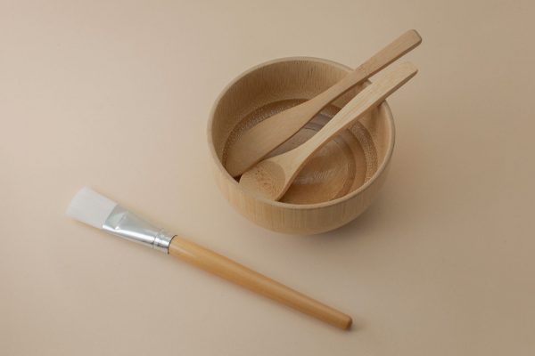 cuenco de madera de bambu
