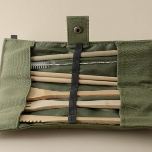 set cubiertos de bambu